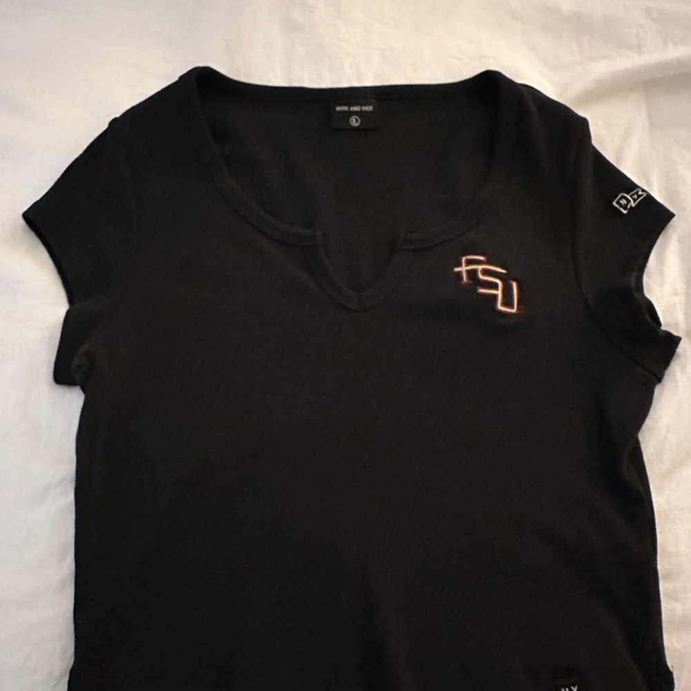FSU Women's Black Short Sleeve Tee